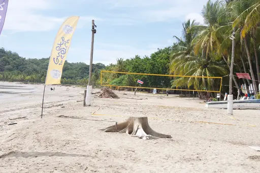 Beach tennis i Samara, Costa Rica, Foto: Jan Åderman 