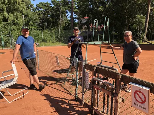 Skönt gäng in action 