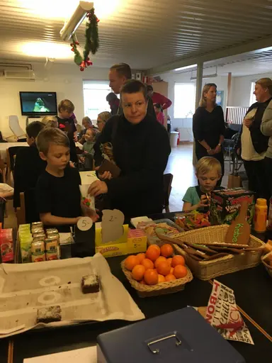 Deltagare och fans på julavslutning