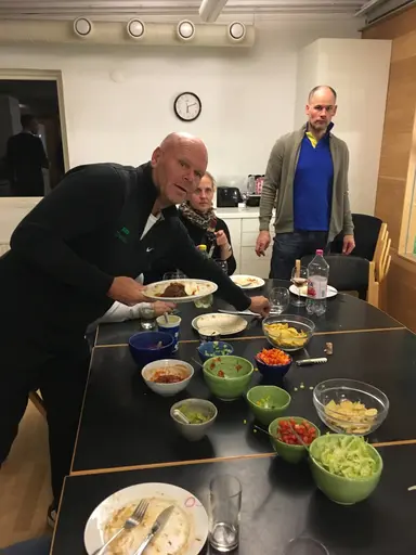 Ögonblick från matchskolan 