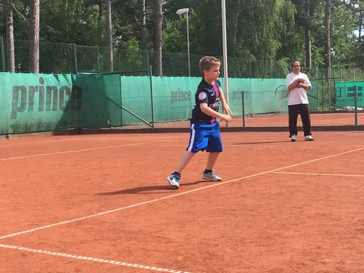 Tränarteamet med många superduktiga juniorer på banan