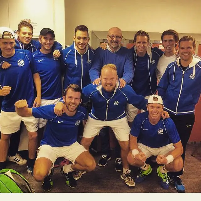 Ett glatt gäng från Göteborg efter att ha fixat finalplats