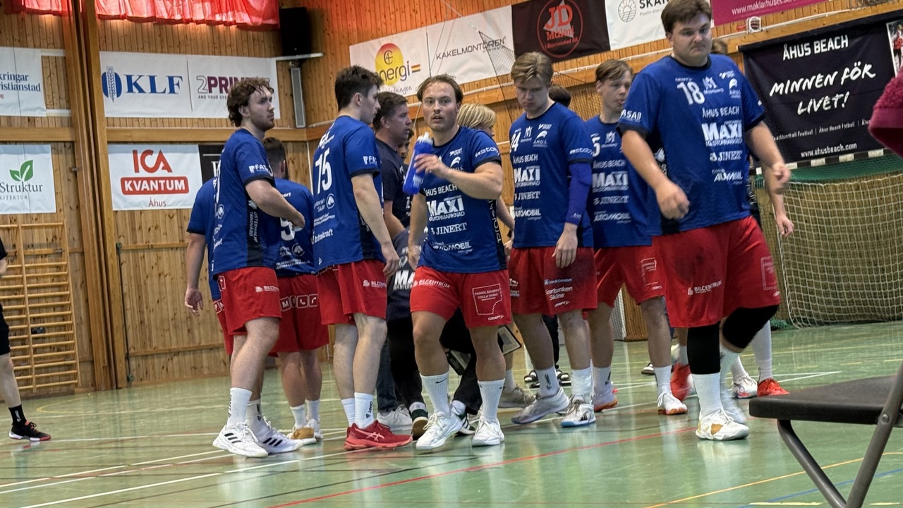 Robin Håkanssons Åhus Handboll jagar säsongens andra seger.
