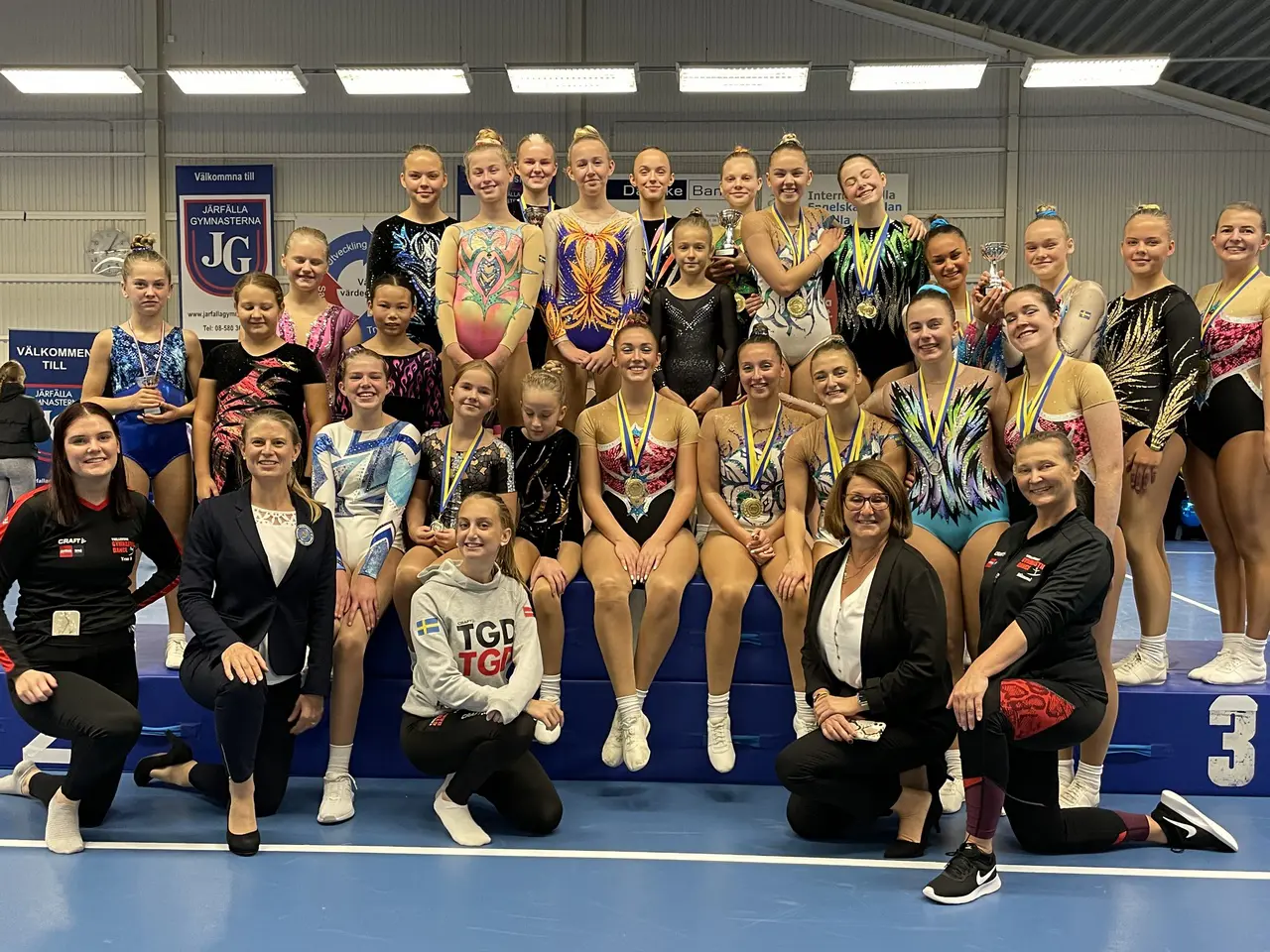 TGDs gymnaster, coacher och domare.