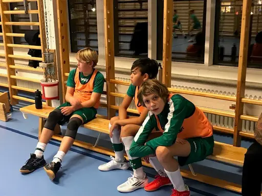 Eriksdalsskolan översikt. Ingång till idrottshallen: D1