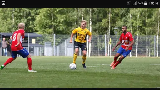 Björn Arnesson in action.
