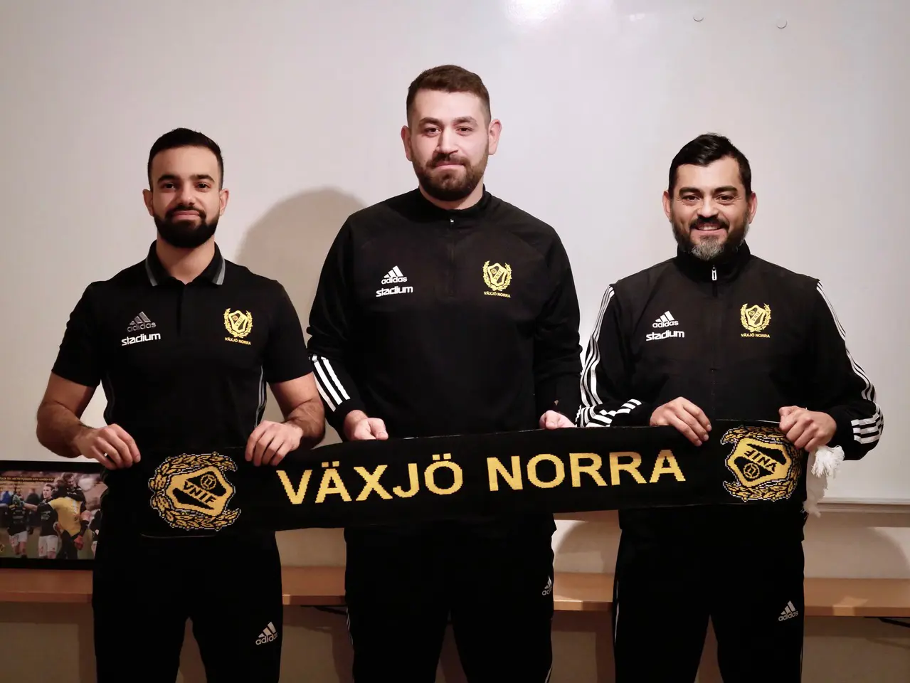 Från vä. Ilias Rohem, Erdogan Kadri och Manuel Navarro