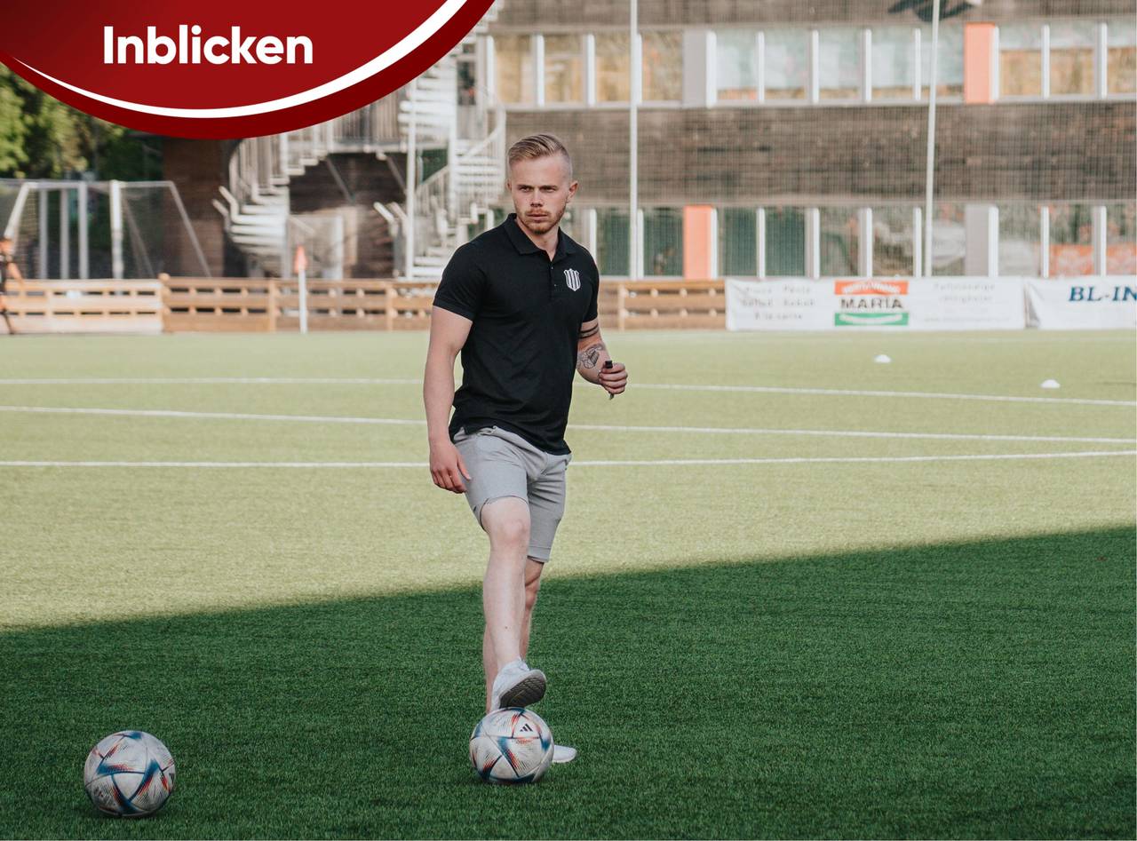 Viktor Jonsson håller i interna tränarutbildningar. Foto: Jonathan Eriksson