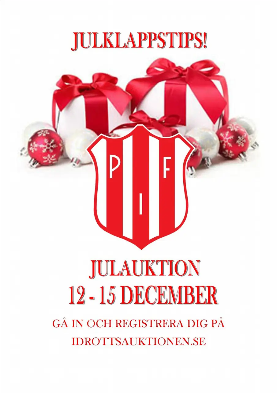 Piteå IF FF:s Julauktion