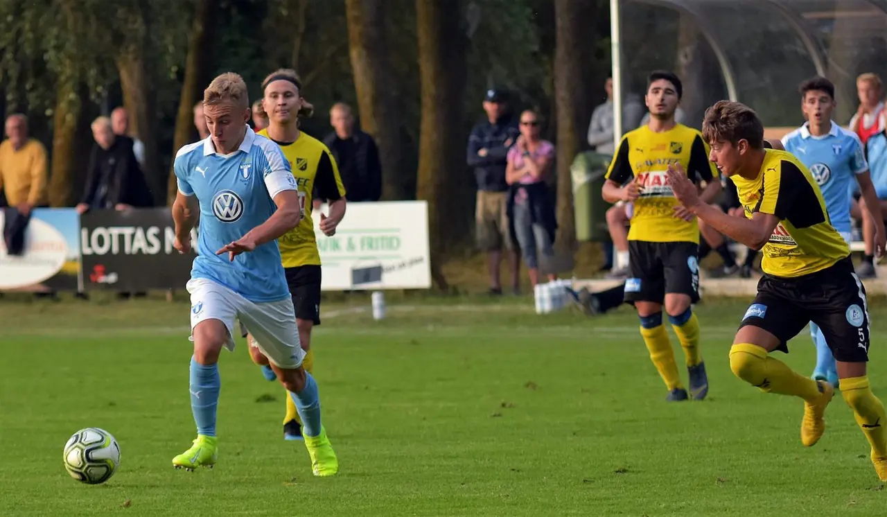 Från förra årets möte mot Malmö FF i DM-kvartsfinalen.