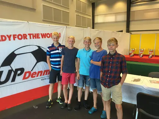 Truls, Alfred, Sebastian, Jonathan och Noa redo för finaldagen imorgon!