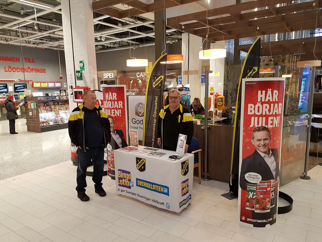 Lasse & Bosse är två eldskälar som hjälper IF Lödde.